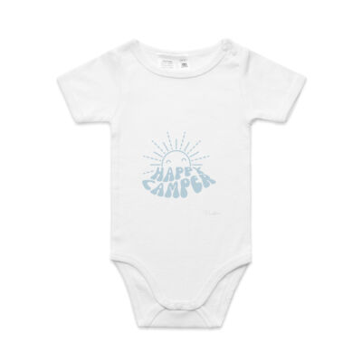 Happy Camper - AS Colour - Baby 'Mini-me' Onesie Romper Thumbnail