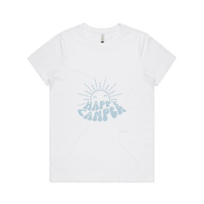Happy Camper - AS Colour - Women's  Maple ORGANIC Tee Thumbnail