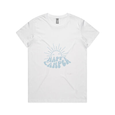 Happy Camper - AS Colour - Women's Maple Crew Tee Thumbnail
